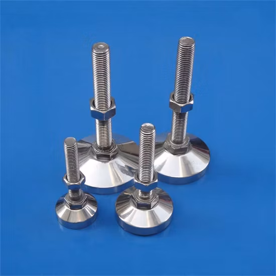 Pies ajustables, Pies niveladores, Pies fijos, Pies ajustables de alta resistencia, Acero, Nylon, Acero inoxidable